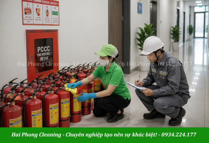 Kiểm tra và kiểm định bình chữa cháy định kì