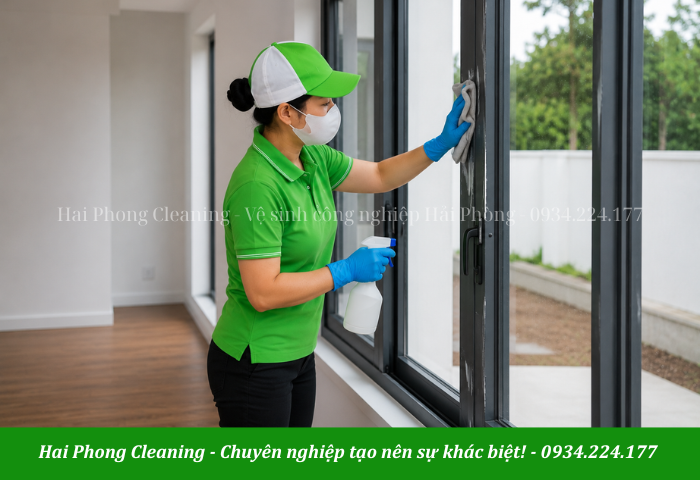 Kiểm tra cả những vết sơn trên bề mặt kính