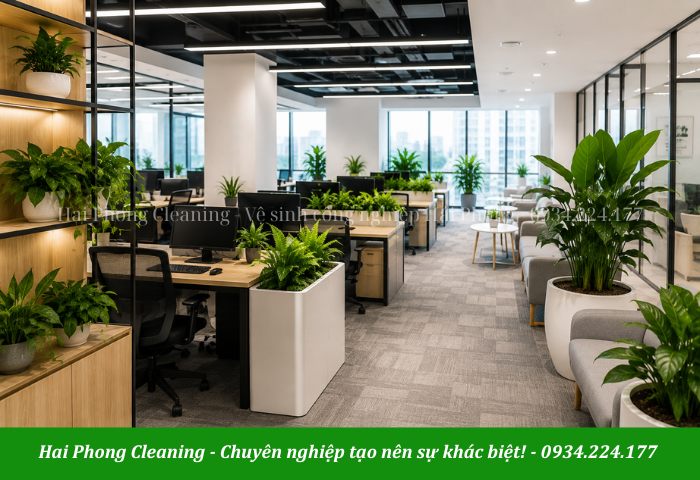 Văn Phòng xanh mang lại cảm giác thoải mái dễ chịu