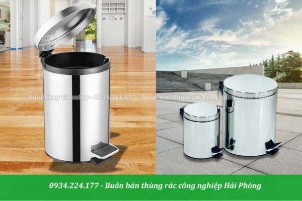 Thùng rác inox
