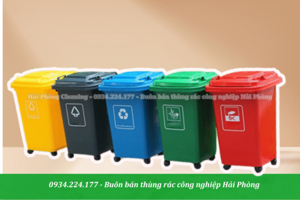 thùng rác công nghiệp phân loại rác