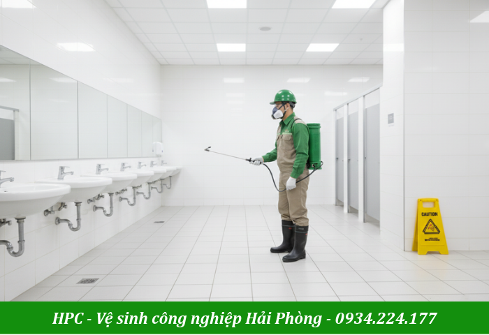 Phun khử trùng khử khuẩn tại nơi công cộng