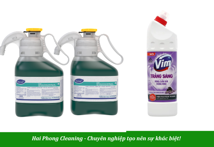 Các loại hoá chất chuyên dụng dành cho nhà vệ sinh