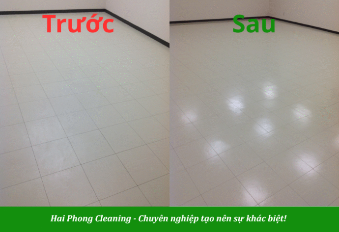 Định kì phủ bóng sàn nhựa làm tăng tuổi thọ trung bình