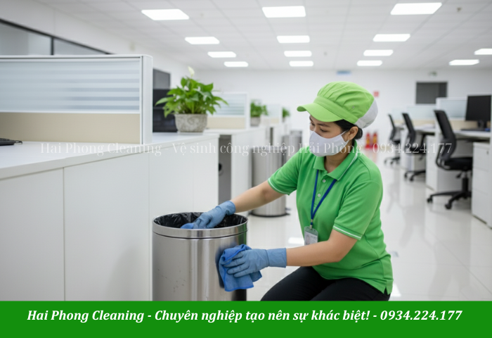 Vệ sinh, thu rác, đảm bảo không gian xanh