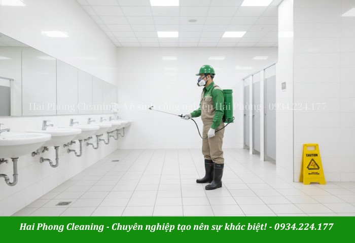 Phun diệt côn trùng tại các vị trí