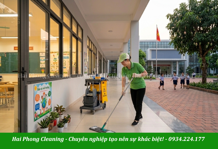 Những khu vực cần chú ý khi vệ sinh trường học