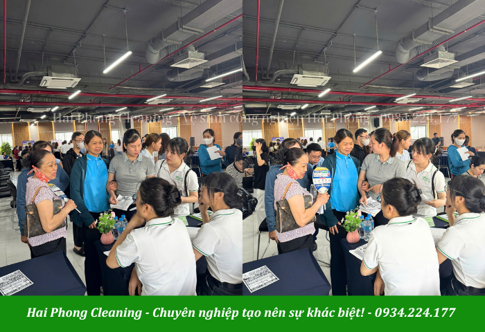 Gian hàng tuyển dụng của HPC luôn nhận được sự quan tâm từ người lao động