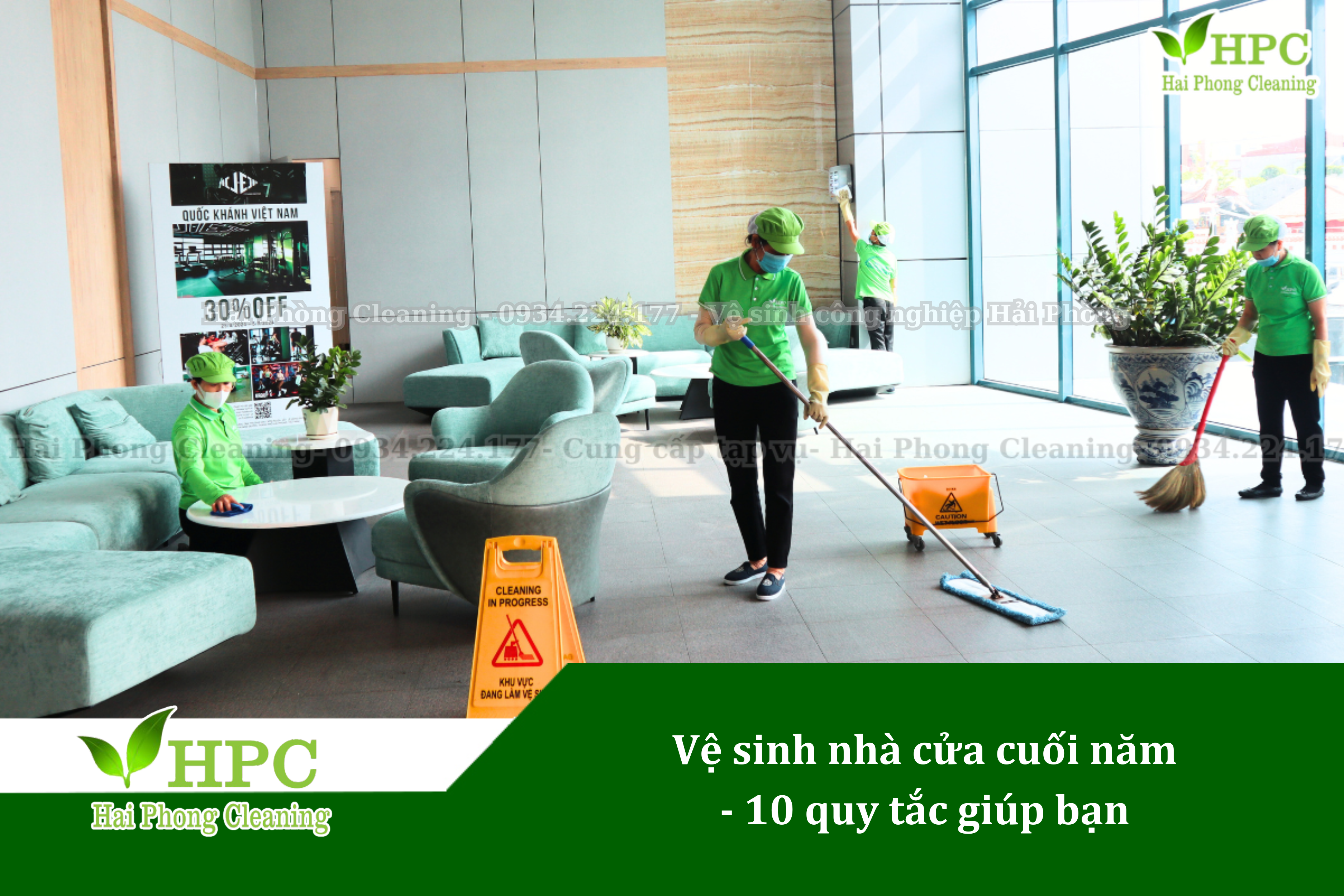 Vệ sinh nhà cửa cuối năm - 10 lưu ý giúp bạn