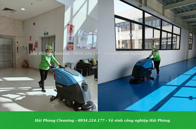 Máy chà sàn nhà xưởng tiết kiệm nhân lực