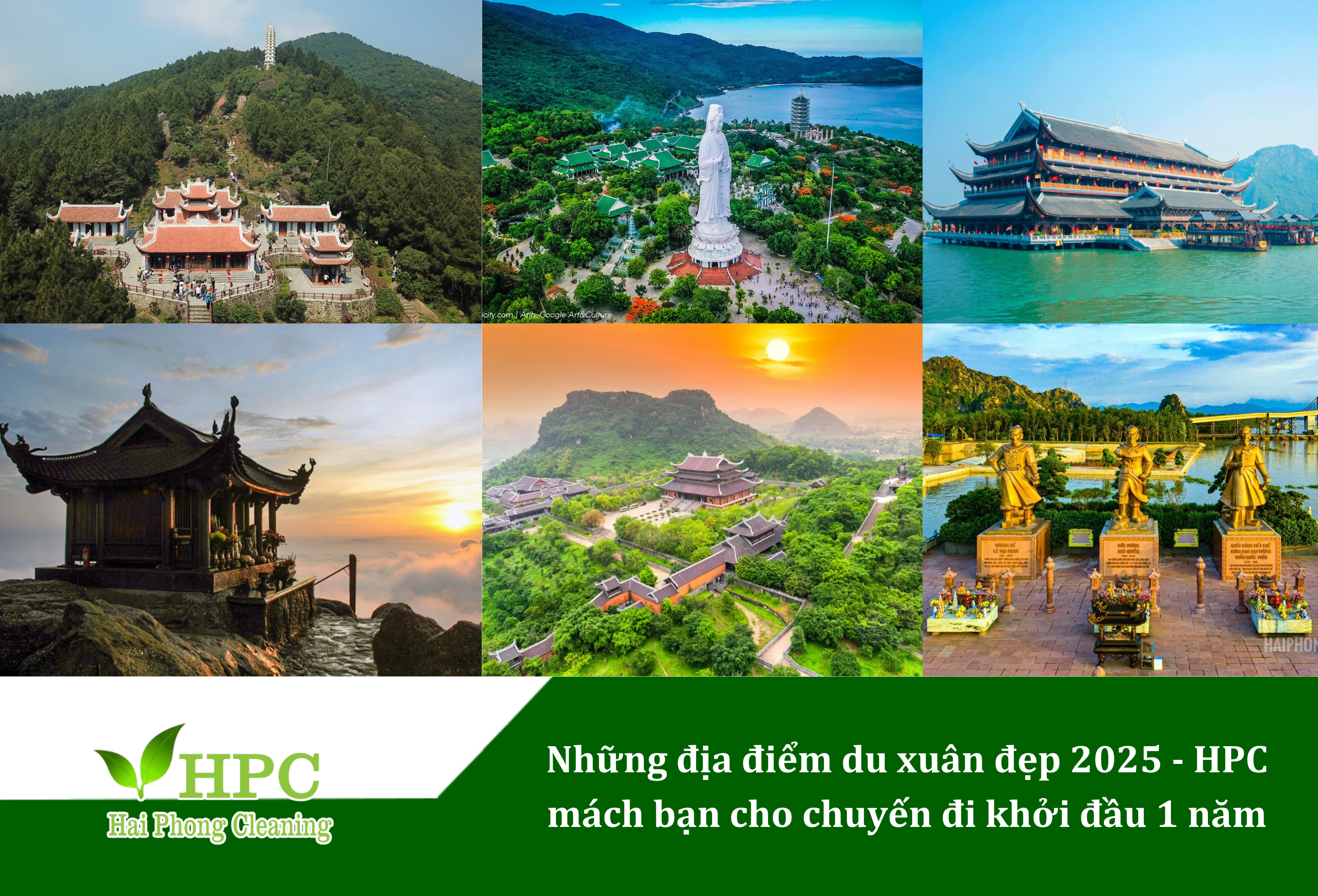 Những địa điểm du xuân đẹp 2025