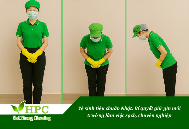 Vệ sinh tiêu chuẩn Nhật: Bí quyết giữ gìn môi trường làm việc sạch, chuyên nghiệp