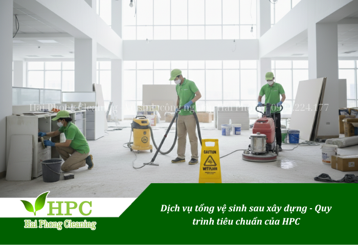 Quy trình vệ sinh sau xây dựng