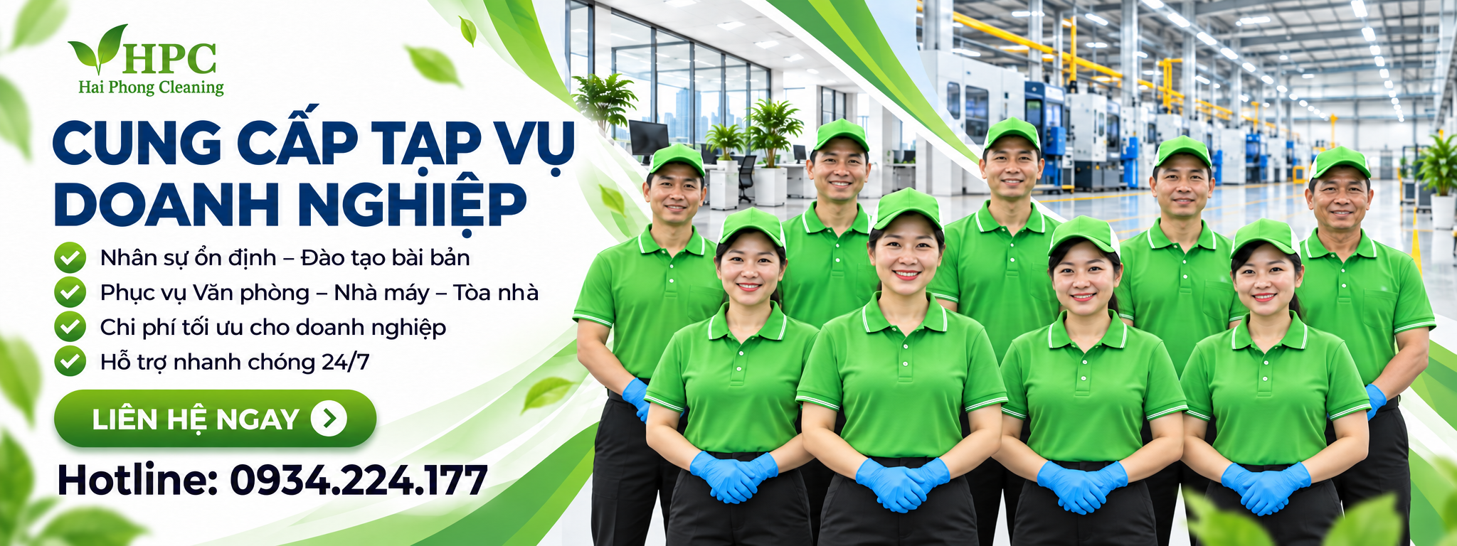 cung cấp tạp vụ hải phòng